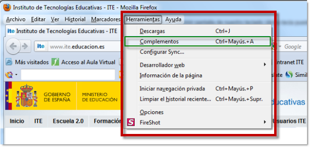 Firefox-herramientas-complementos